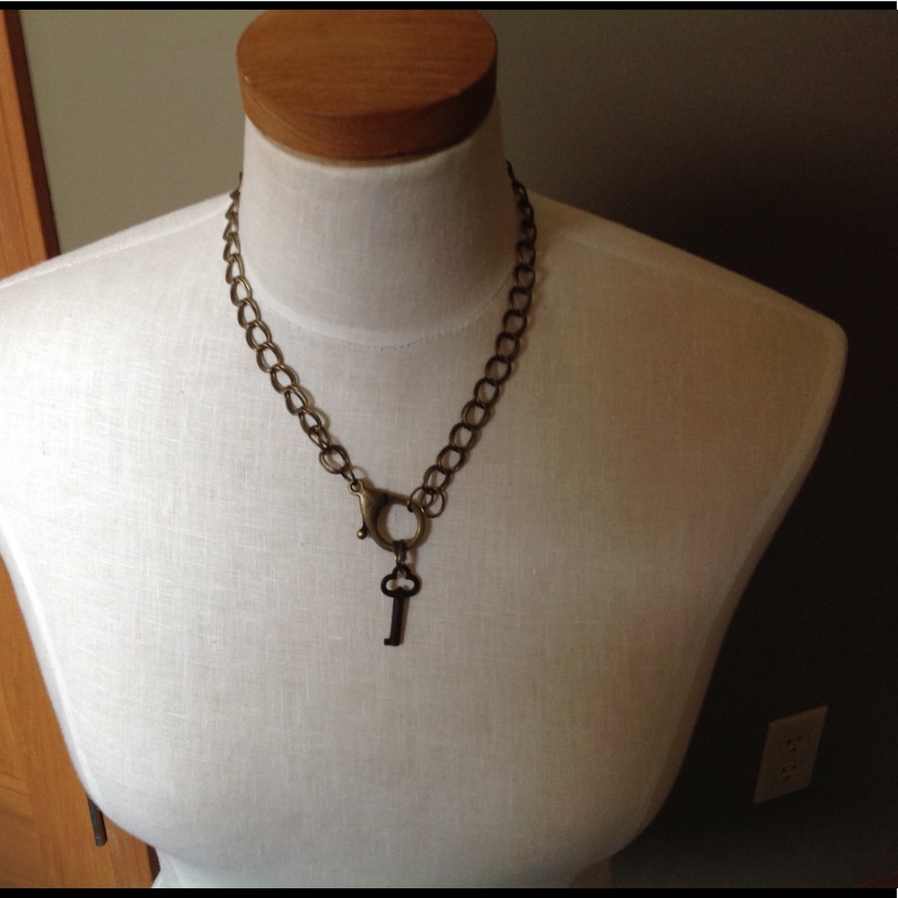 Brass Looking Necklace